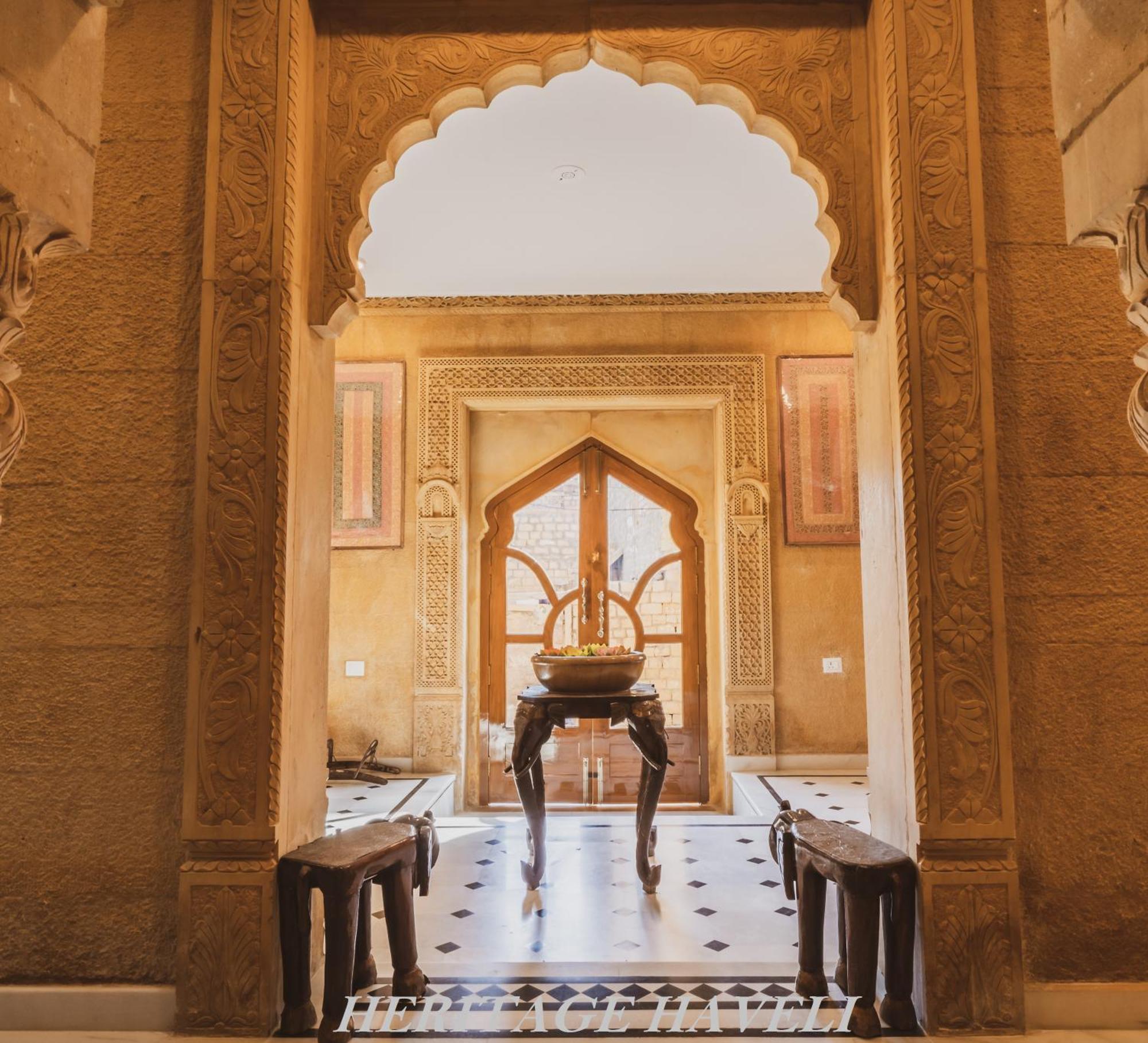 Hotel Heritage Haveli Jaisalmer Buitenkant foto